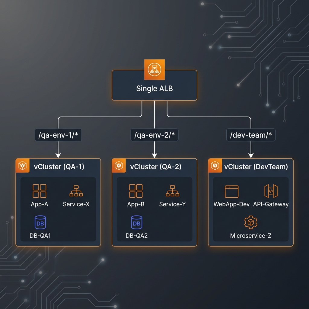 ALB Path-Based Routing to vClusters