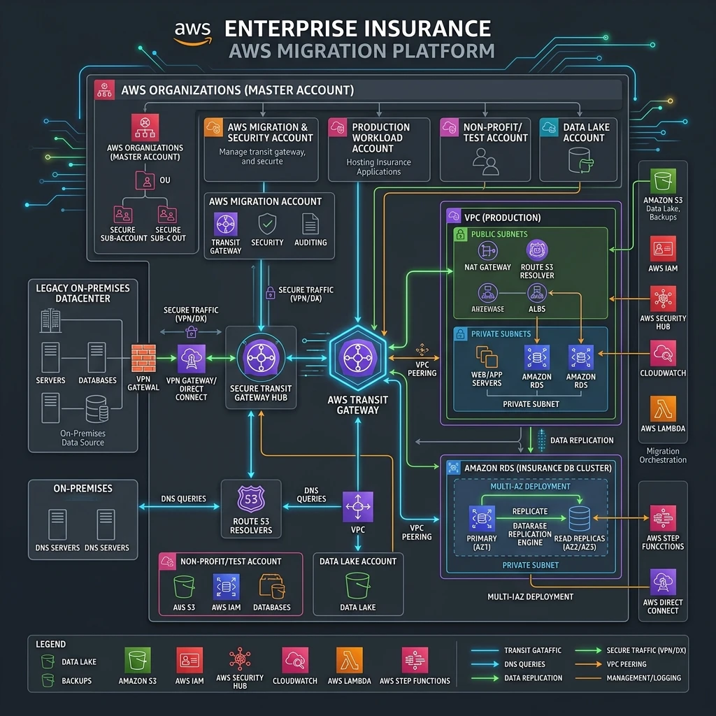 Enterprise Insurance AWS Migration Platform